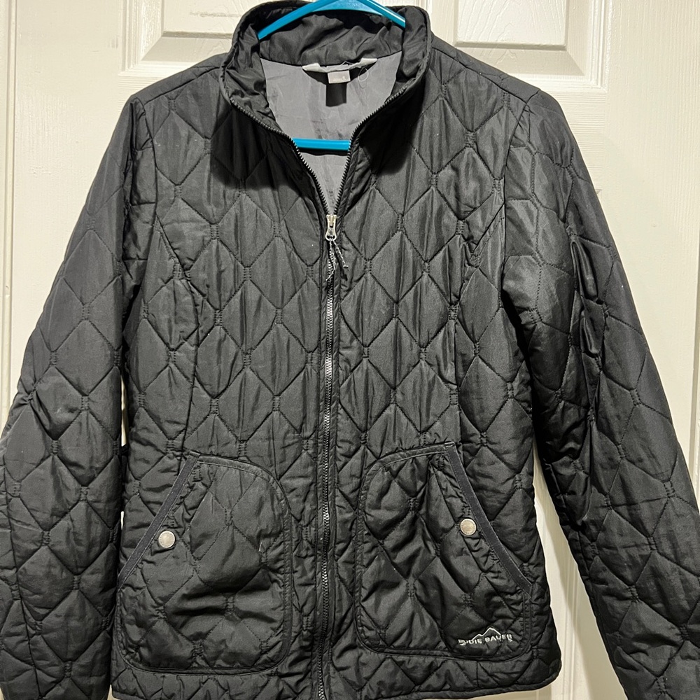 Eddie Bauer Black Quilted Women's Jacket